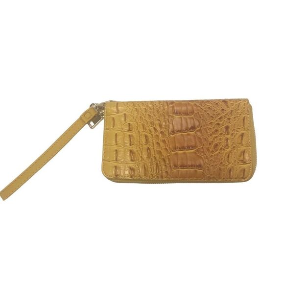 Croco Textured Vegan Leather Wallet - Picture 1 of 5